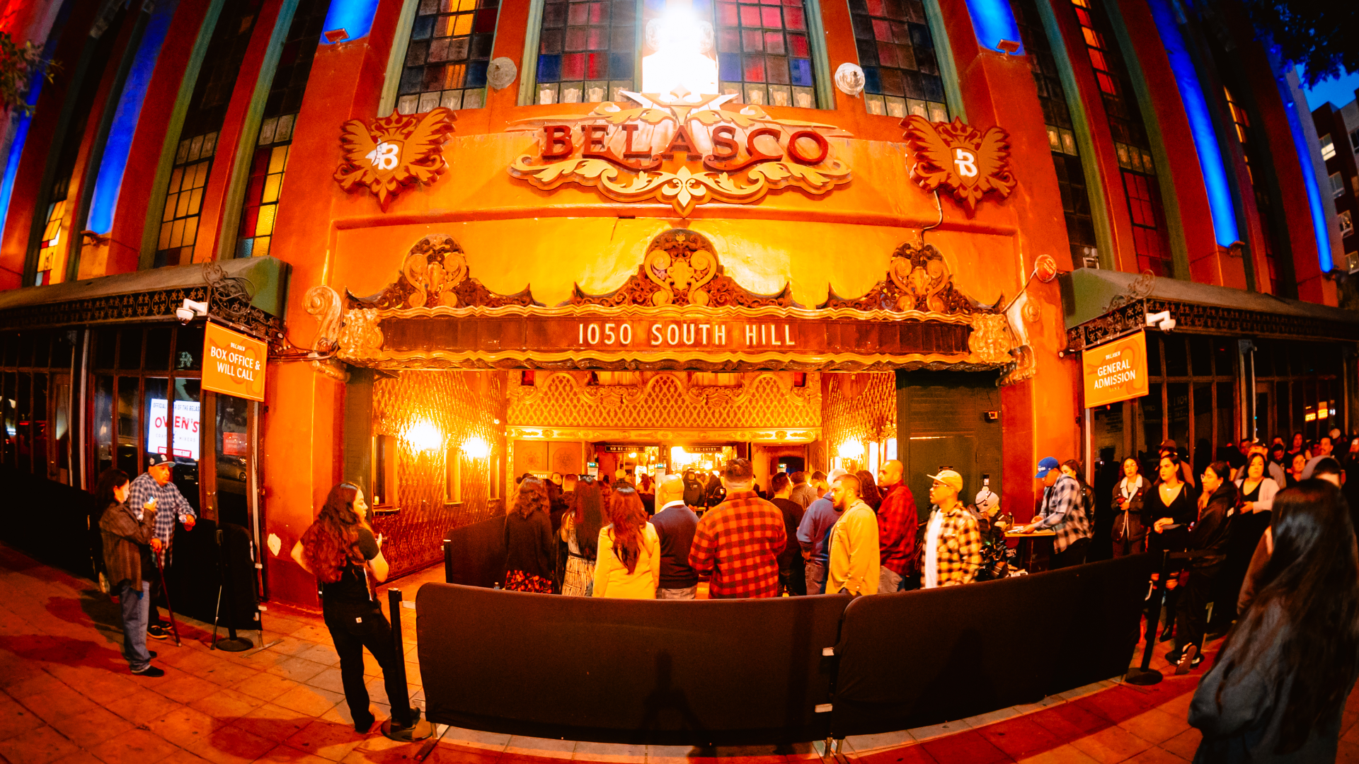 The entrance of The Belasco