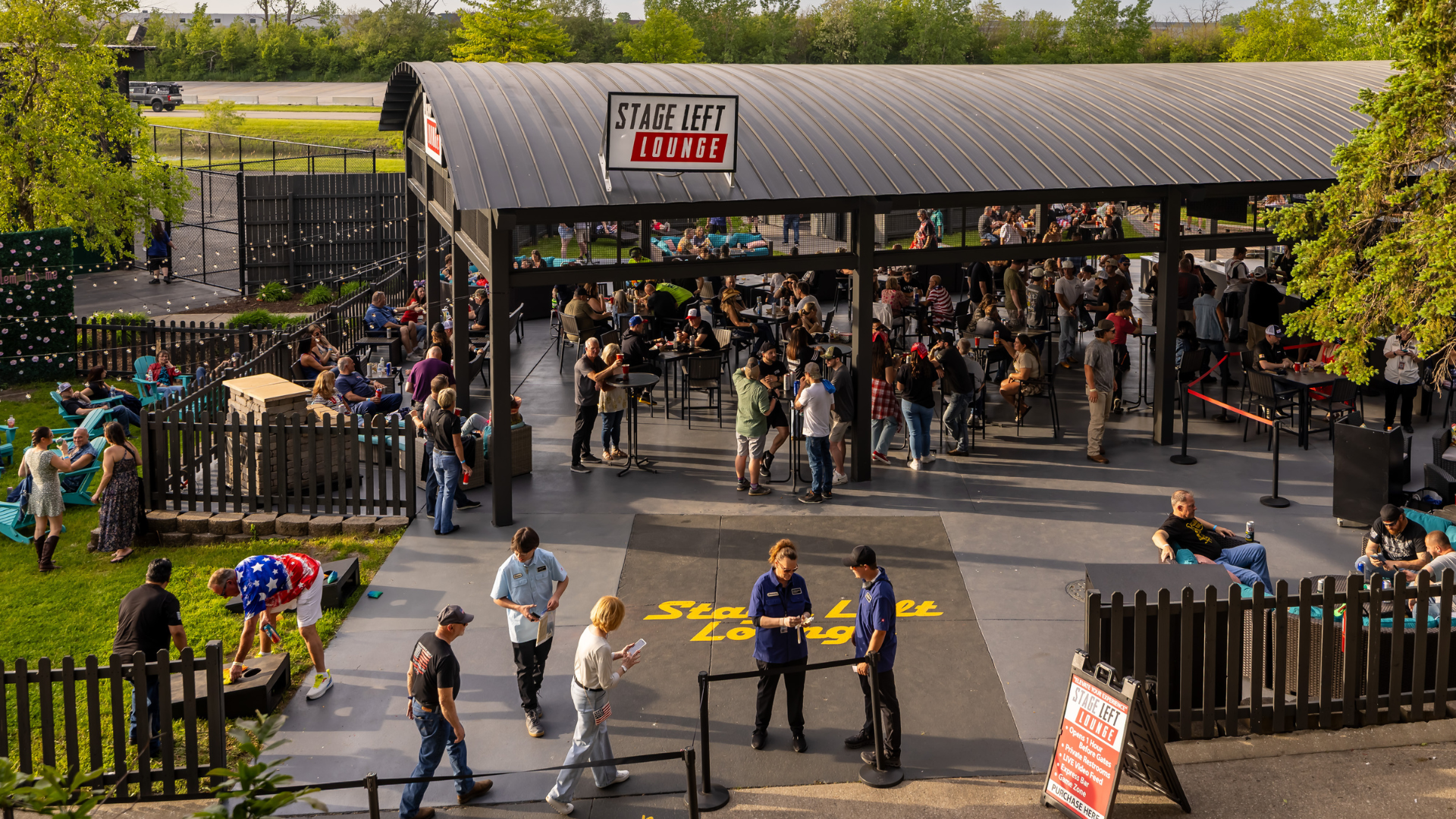 Stage Left Lounge at Credit Union 1 Amphitheatre in Chicago, Illinois