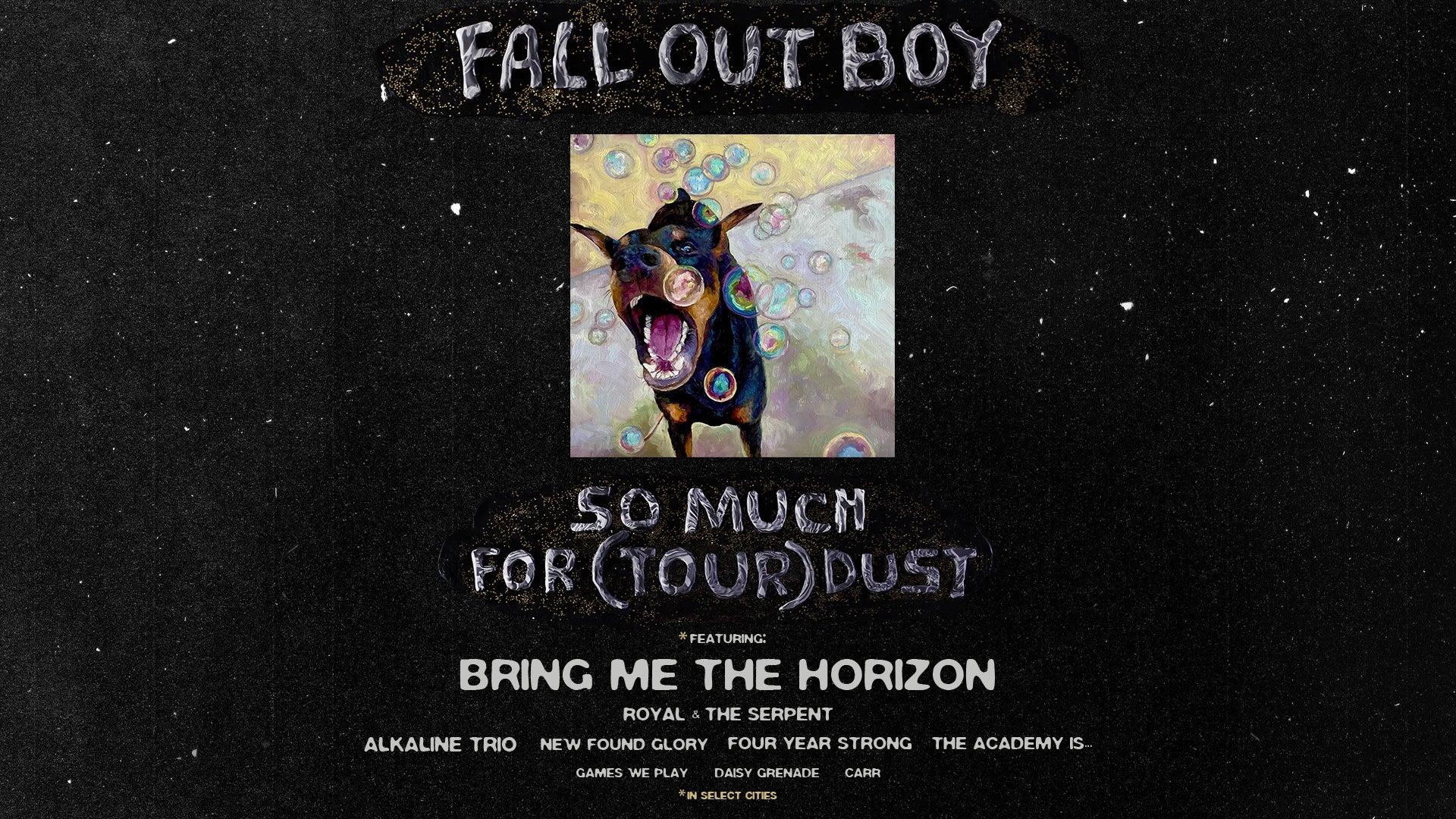 Fall Out Boy, Bring Me The Horizon, Alkaline Trio, New Found Glory, Four Year Strong, The Academy Is, Games We Play, Daisy Grenade